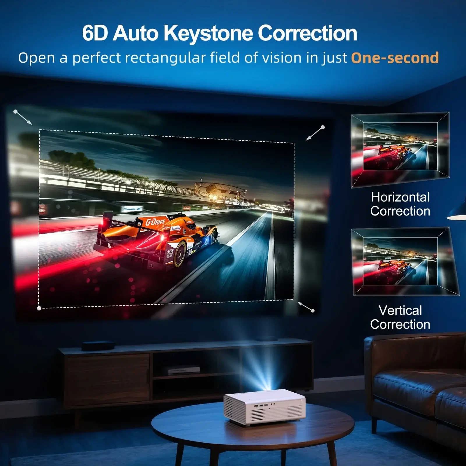 4K Smart Projector with WiFi6 - Image 3