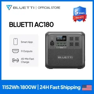 1152Wh 1800W Portable Power Station