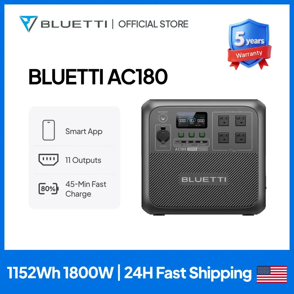 1152Wh 1800W Portable Power Station - Image 1
