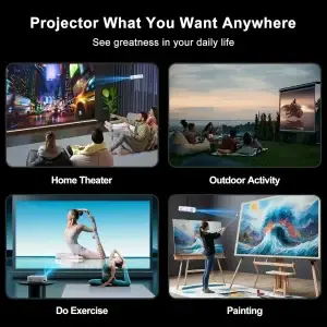 4K Smart Projector with WiFi6 - Thumbnail Image 6