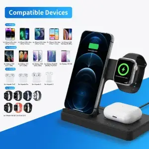 3 In 1 Wireless Charging Station - Thumbnail Image 4