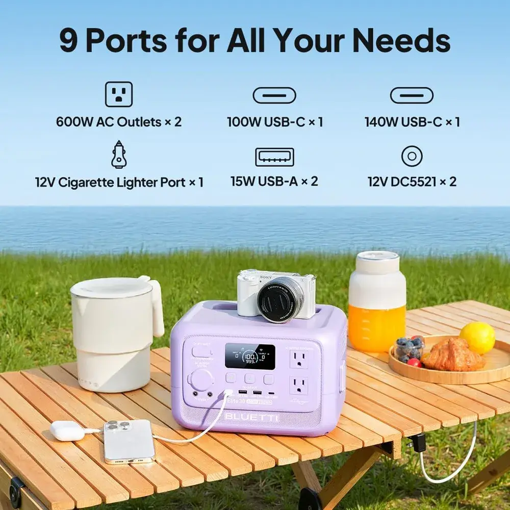 BLUETTI Elite 30 V2 Portable Power Station - Image 5