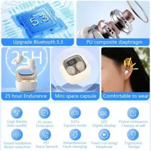 Small Earbuds Wireless Bluetooth - Thumbnail Image 6