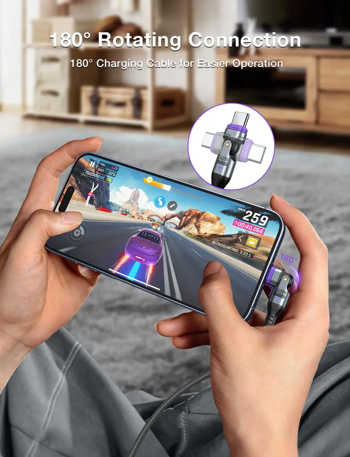 Magnetic USB C Cable - Image 4