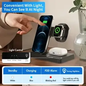 3 In 1 Wireless Charging Station - Thumbnail Image 3