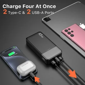 20000mah Power Bank 45W Fast Charging - Thumbnail Image 3