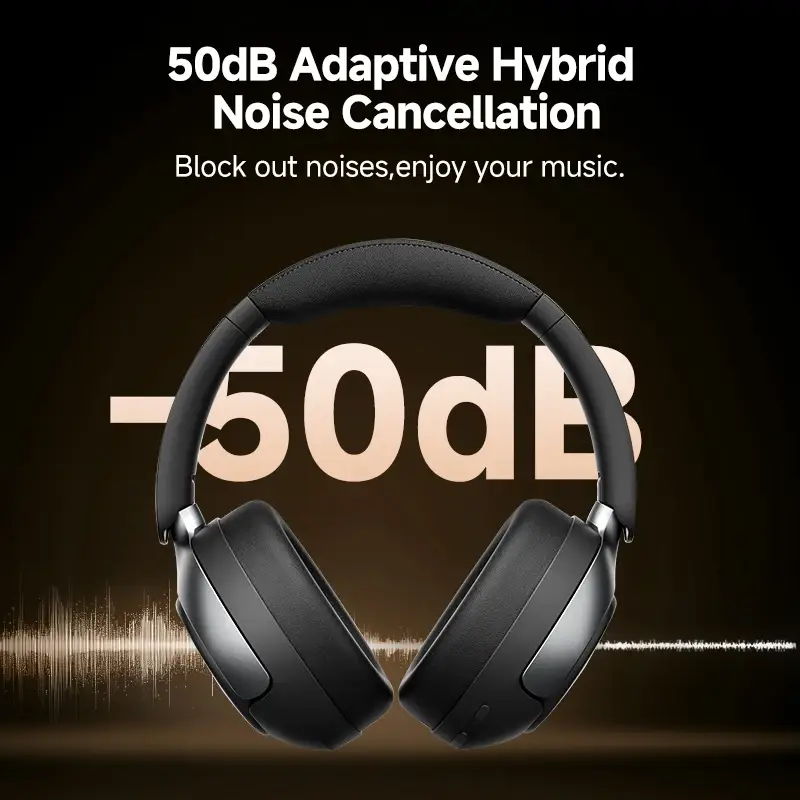 Bluetooth Headphones Active Noise Cancelling - Image 2