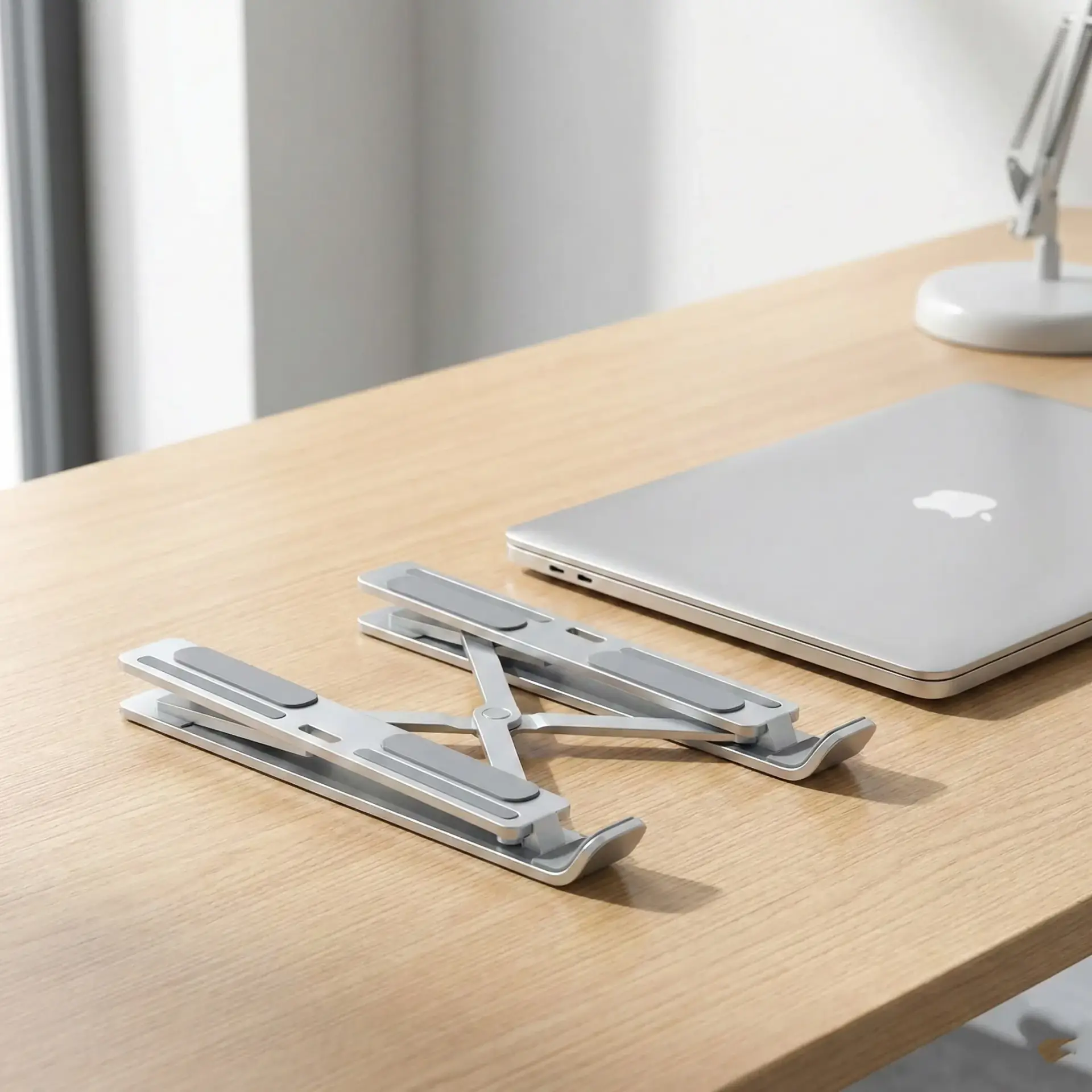 Foldable Aluminum Laptop Stand - Image 1