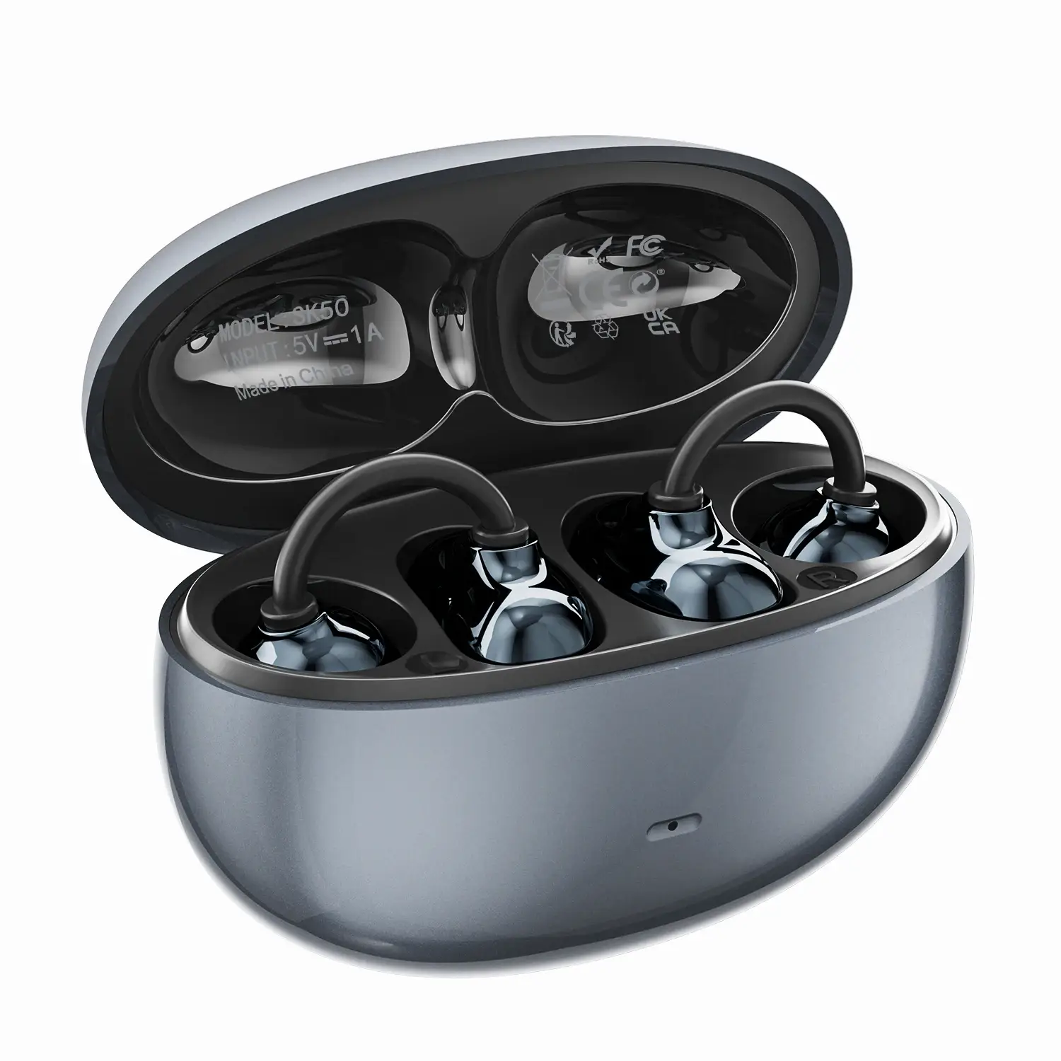 Open-Ear Clip Cordless Bluetooth 6.0 Earbuds with Ear Hook - Image 9