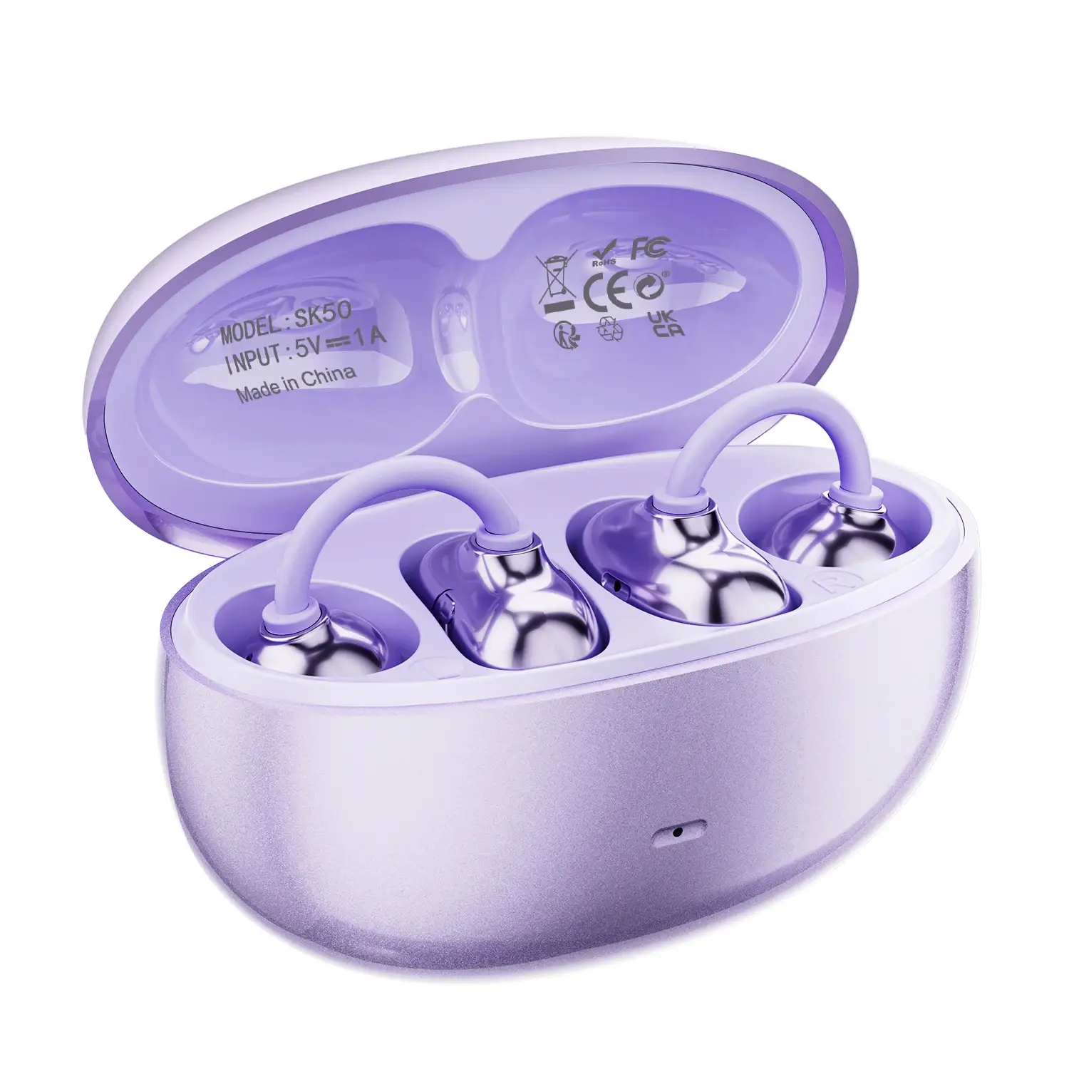 Open-Ear Clip Cordless Bluetooth 6.0 Earbuds with Ear Hook - Image 10