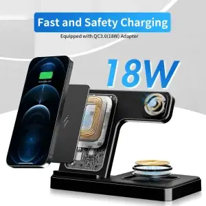 3 In 1 Wireless Charging Station - Thumbnail Image 2