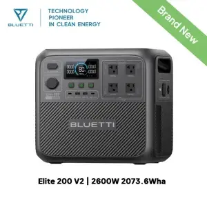 BLUETTI Elite 200 V2 Portable Power Station - Thumbnail Image 2