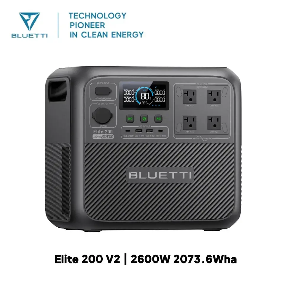 BLUETTI Elite 200 V2 Portable Power Station - Image 3