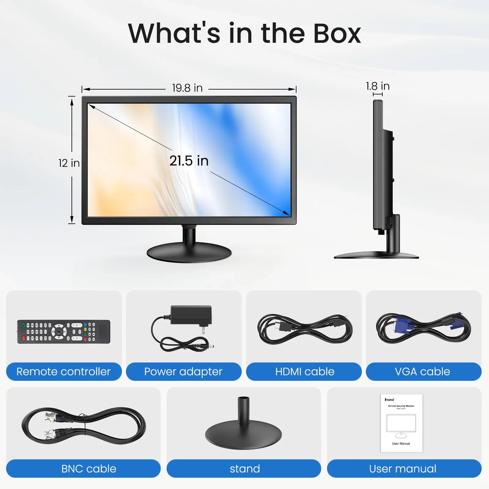 21.5 Inch Desktop Monitor - Image 7