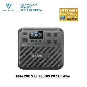 BLUETTI Elite 200 V2 Portable Power Station - Thumbnail Image 4