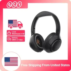 Wireless Headphones 43dB Active Noise Cancellation Headset