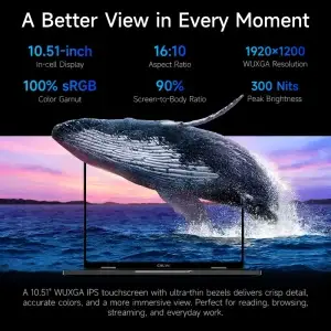 CHUWI Mini Book X Touch Screen Tablet Laptop 2-in-1 - Thumbnail Image 2