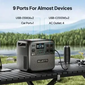 BLUETTI Elite 200 V2 Portable Power Station - Thumbnail Image 6