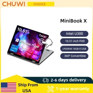 CHUWI Mini Book X Touch Screen Tablet Laptop 2-in-1