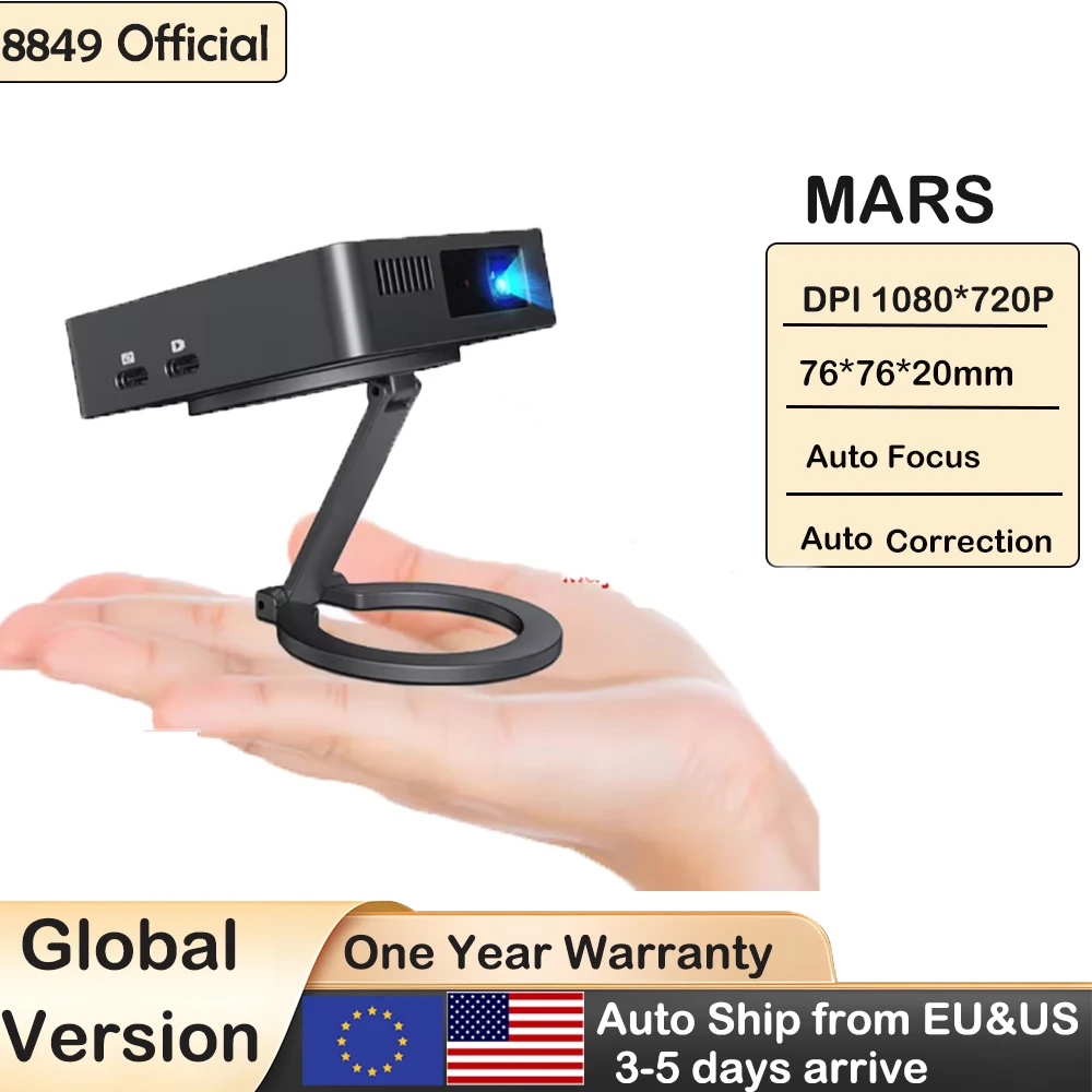 Mini Projector Portable HD 1080P - Image 1