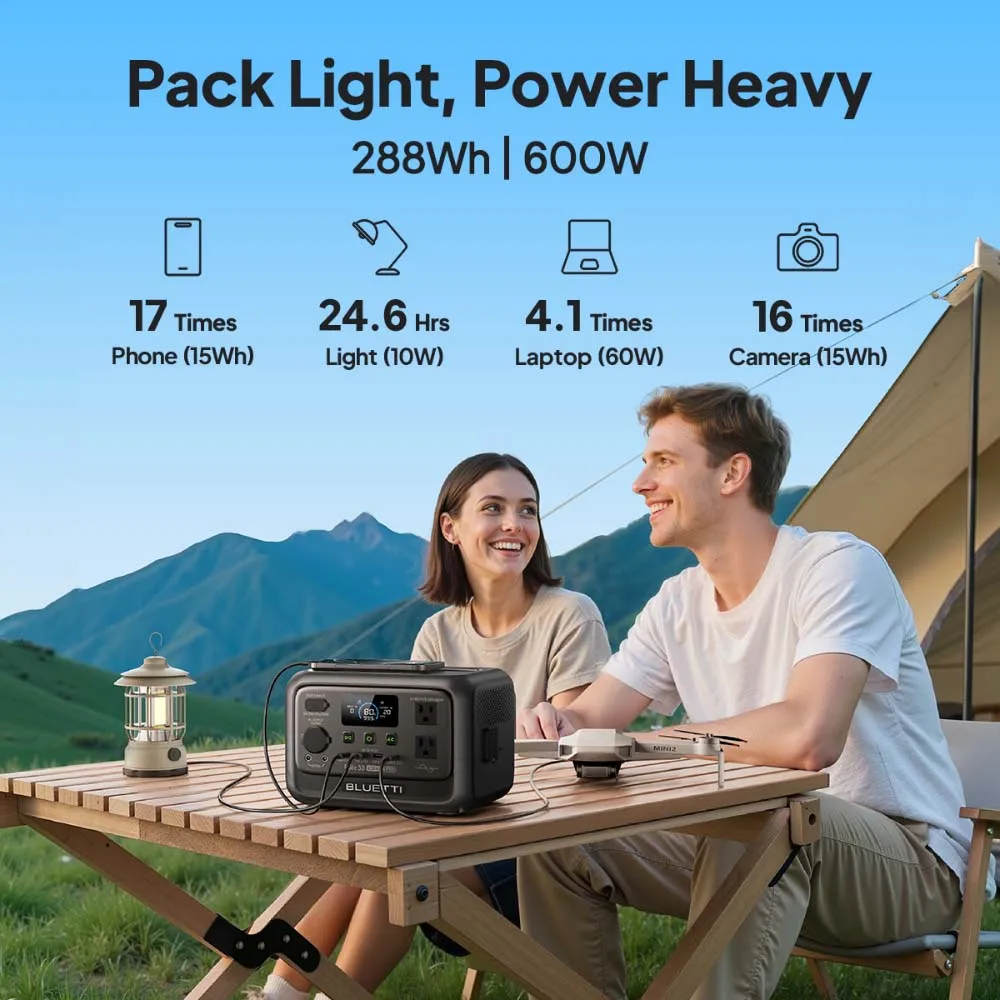 BLUETTI Elite 30 V2 Portable Power Station - Image 3